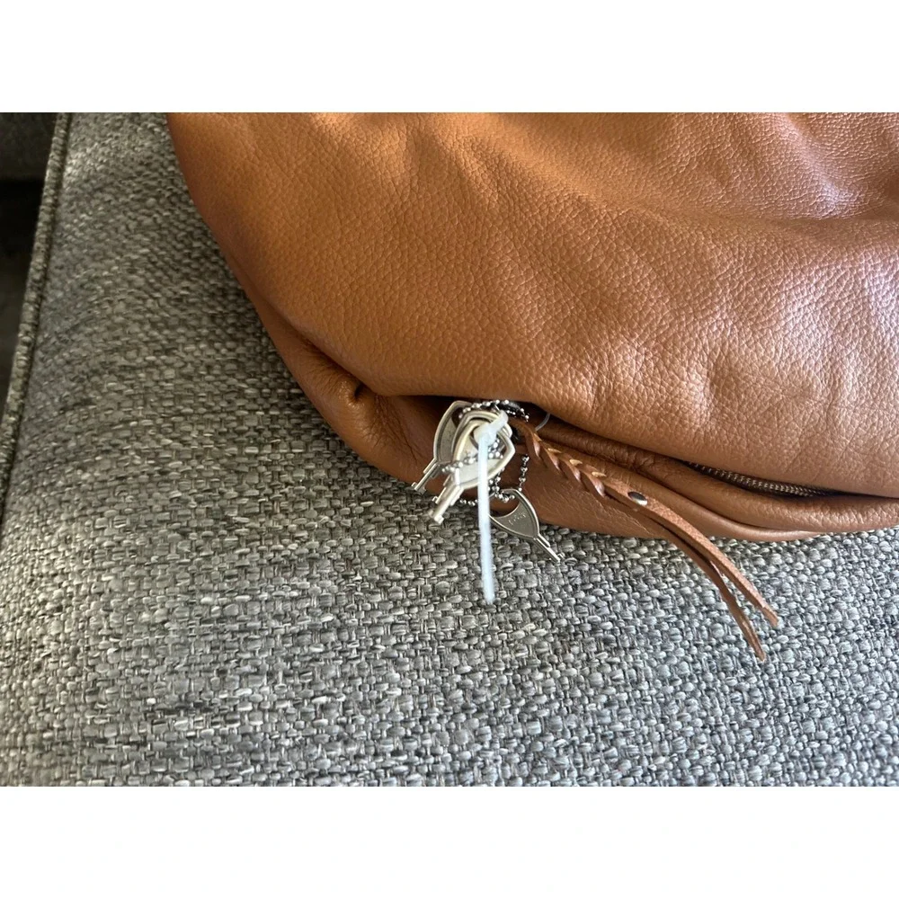 Concealed Carry Woolstenhulme Designer Bags Brown Leather Hobo Shoulder Bag NWOT